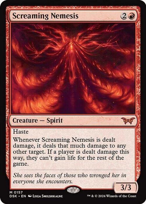 Screaming Nemesis - Duskmourn: House of Horror - magic