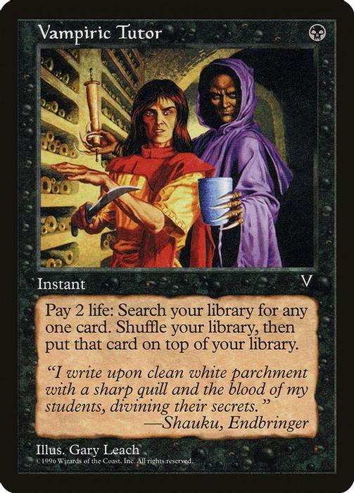 Vampiric Tutor - Visions - magic