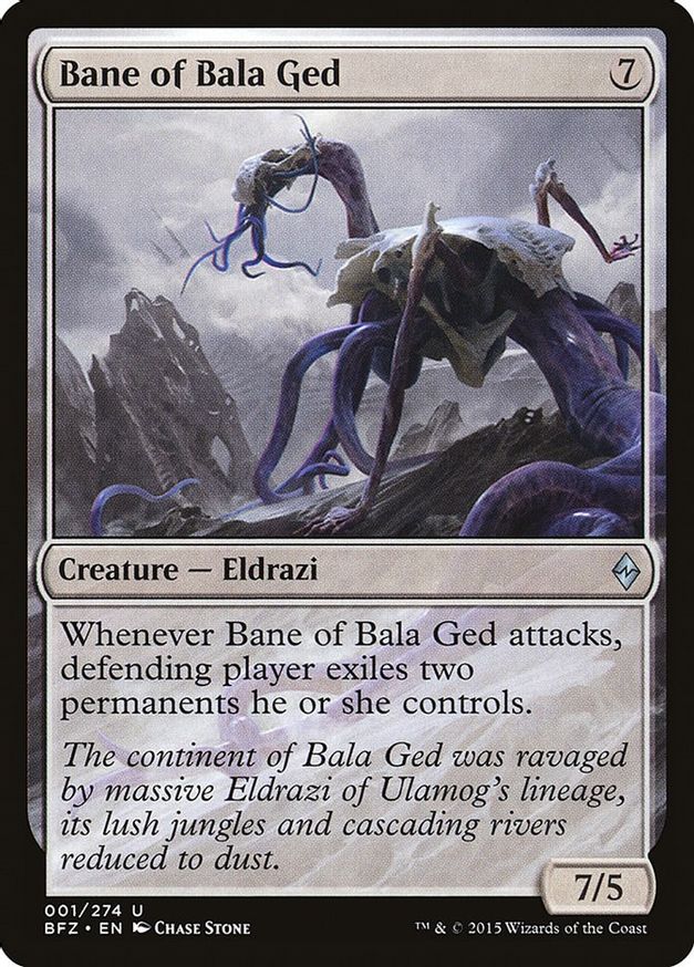 Bane of Bala Ged 1x FOIL BFZ MTG Battle for Zendikar Uncommon MINT colorless Bane of Bala Ged 1x FOIL BFZ MTG Battle for Zendikar Uncommon MINT colorless