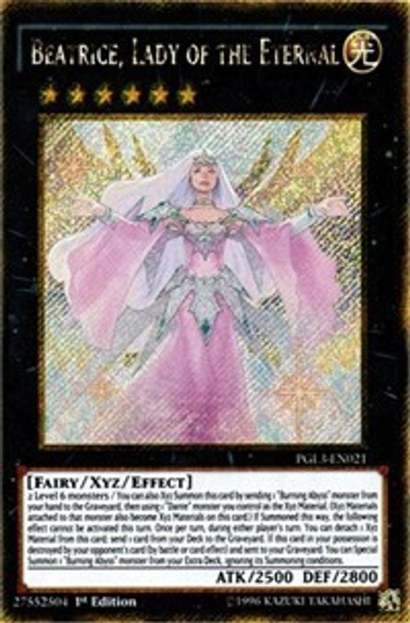 Beatrice, Lady of the Eternal Premium Gold Infinite Gold YuGiOh