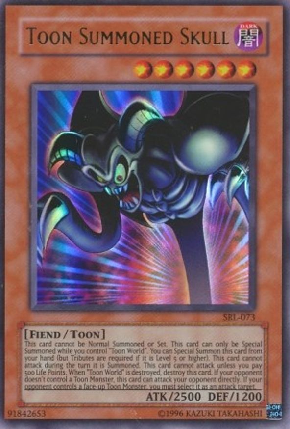 Toon Summoned Skull Spell Ruler YuGiOh