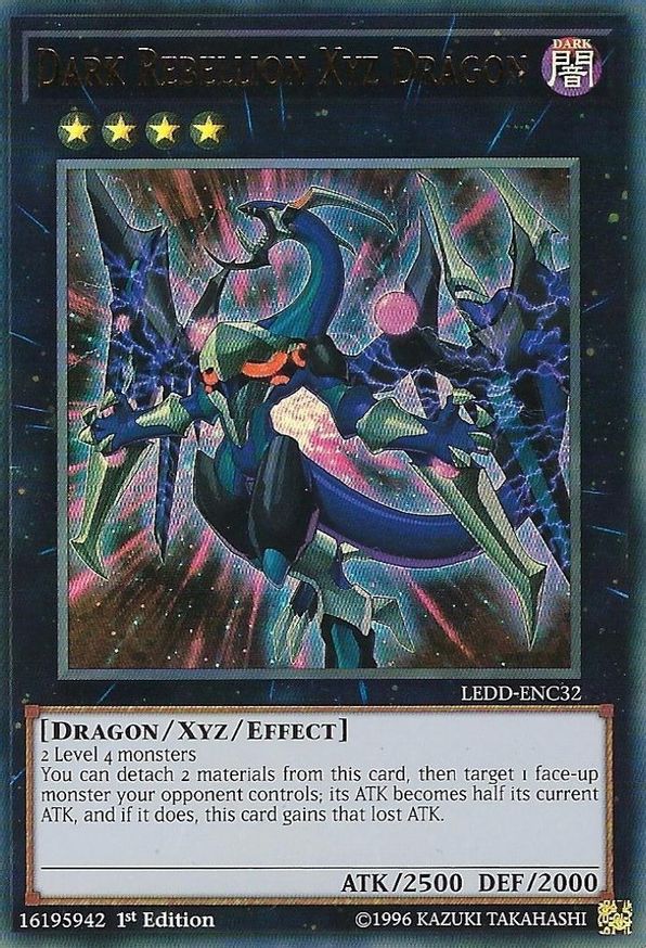 Dark Rebellion Xyz Dragon Legendary Dragon Decks Yugioh