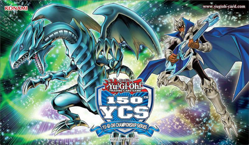 YuGiOh! 150th YCS Championship Participation Playmat BlueEyes White