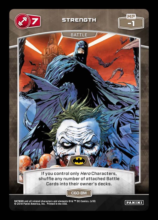 batman trading card game metax