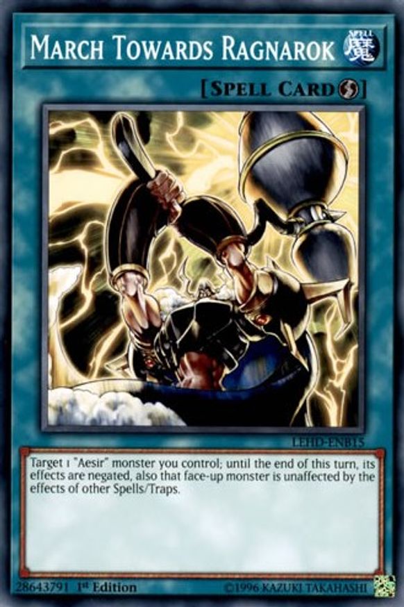 March Towards Ragnarok Legendary Hero Decks YuGiOh