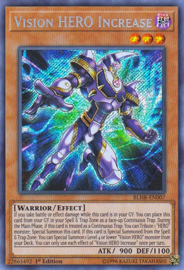 Vision Hero Increase - Battles Of Legend: Hero's Revenge - Yugioh