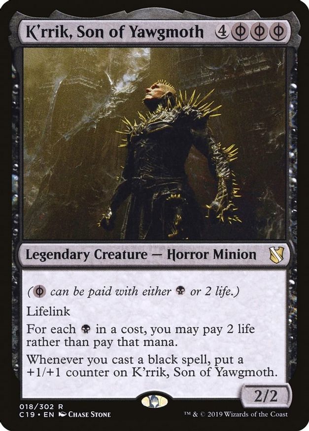 K'rrik, Son of Yawgmoth Commander 2019 Magic The Gathering