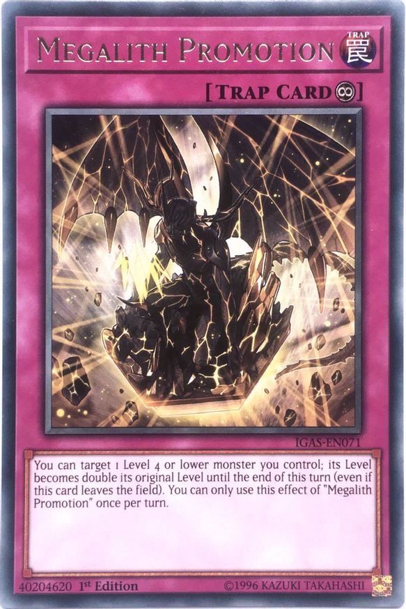 Megalith Promotion Ignition Assault YuGiOh
