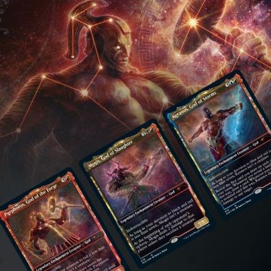 Secret Lair Drop Theros Stargazing Vol Iv Purphoros Traditional Foil Edition Secret Lair