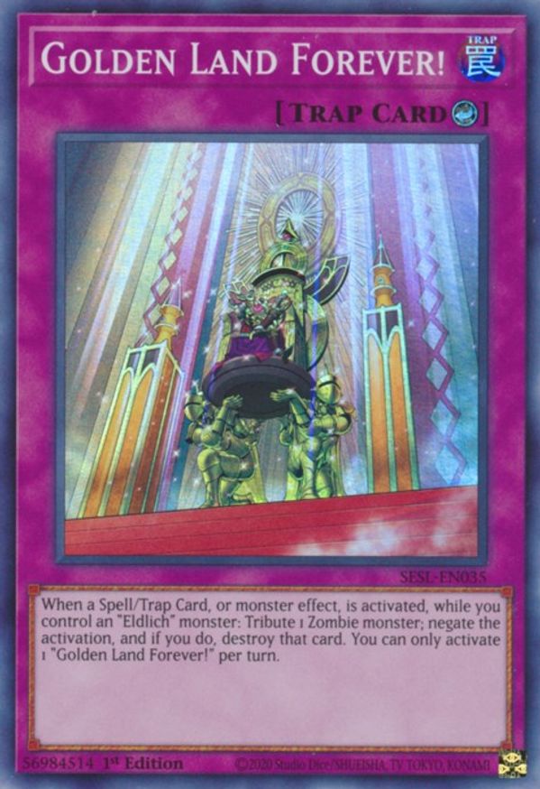 Golden Land Forever! Secret Slayers YuGiOh Golden Land Forever! Secret Slayers YuGiOh