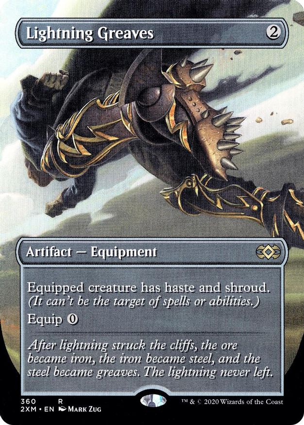Lightning Greaves (Borderless) Double Masters Magic The Gathering