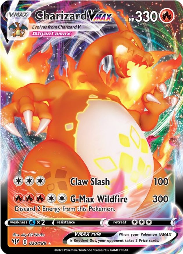 Charizard VMAX - SWSH03: Darkness Ablaze - Pokemon