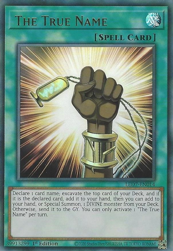 The True Name - Legendary Duelists: Rage of Ra - YuGiOh