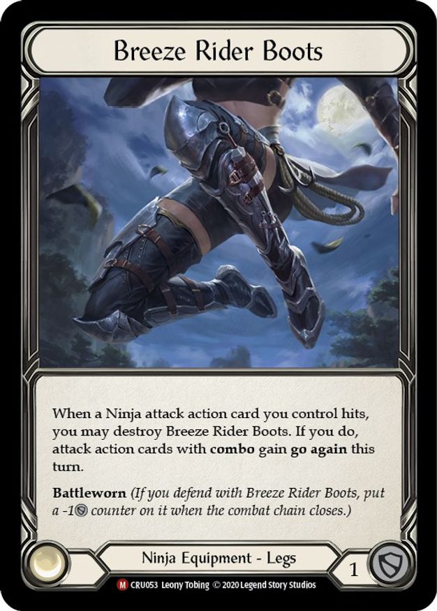 Breeze Rider Boots Crucible of War Flesh and Blood TCG