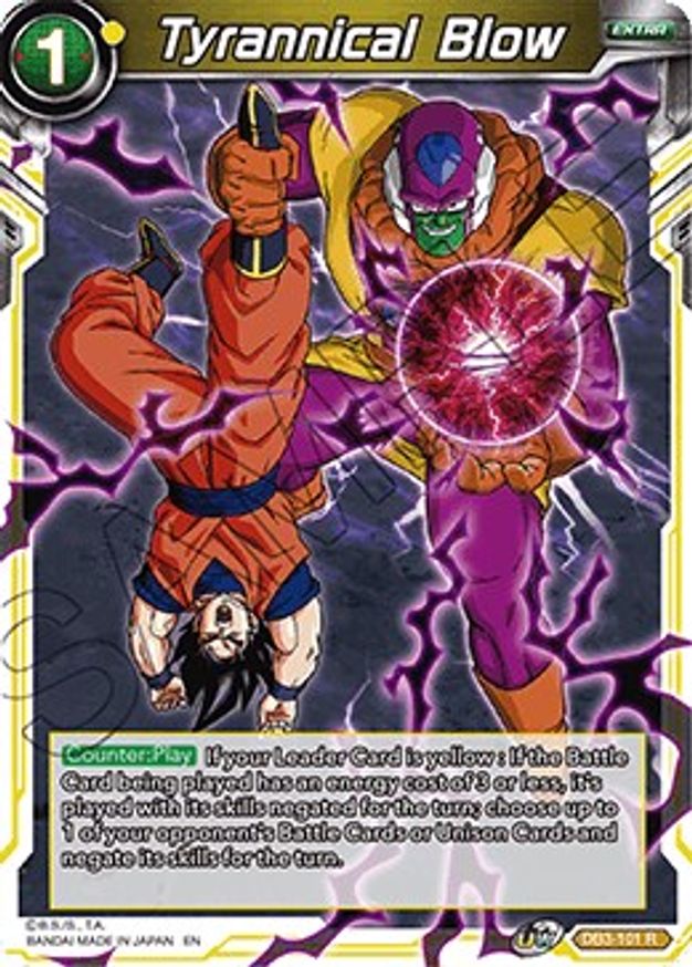 Tyrannical Blow Draft Box 06 Giant Force Dragon Ball Super Masters