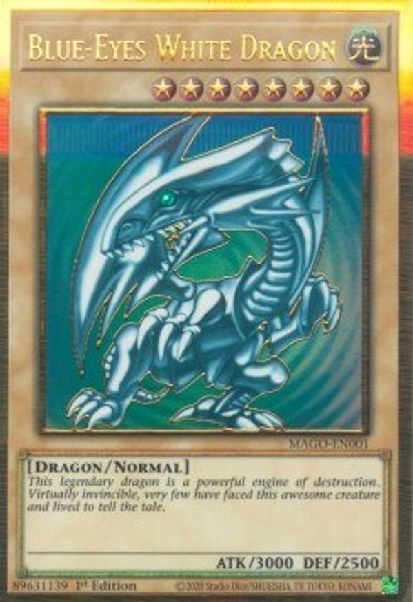 BlueEyes White Dragon Maximum Gold YuGiOh