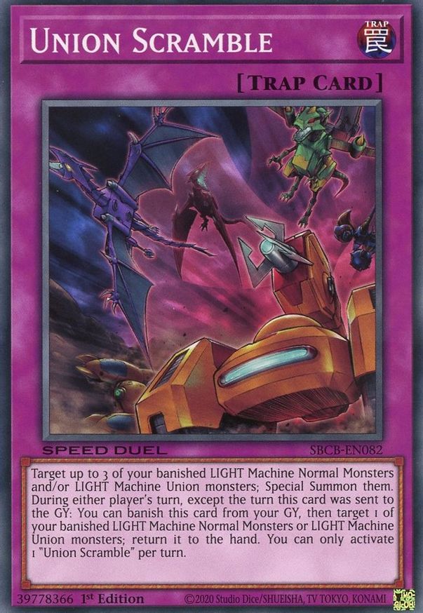 Union Scramble Speed Duel Battle City Box YuGiOh