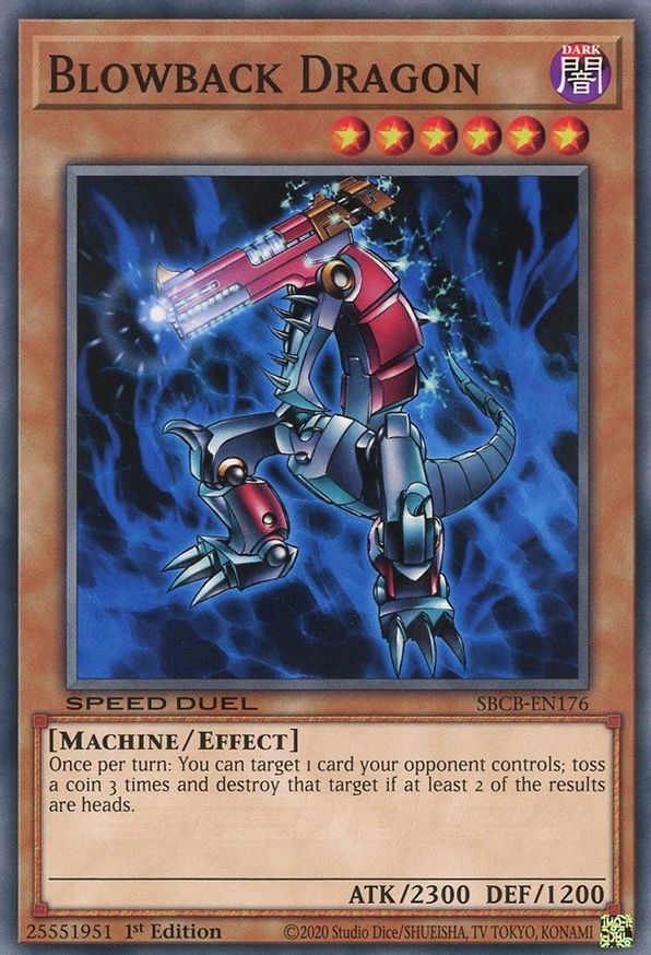 Blowback Dragon Speed Duel Battle City Box YuGiOh