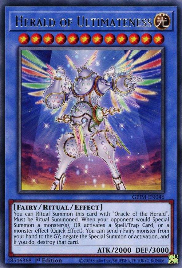 Herald of Ultimateness Genesis Impact YuGiOh