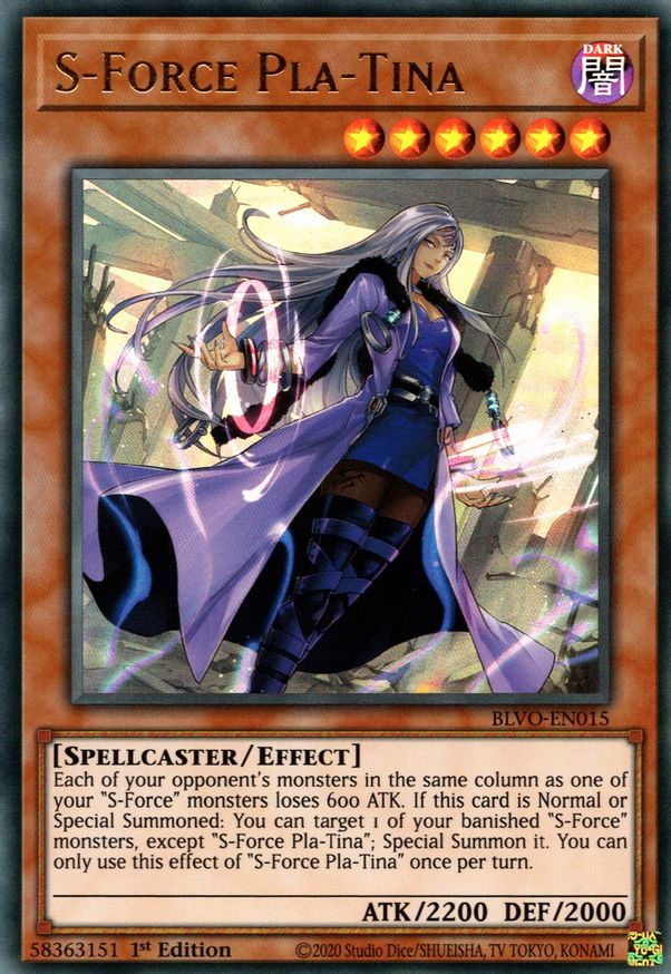 SForce PlaTina Blazing Vortex YuGiOh