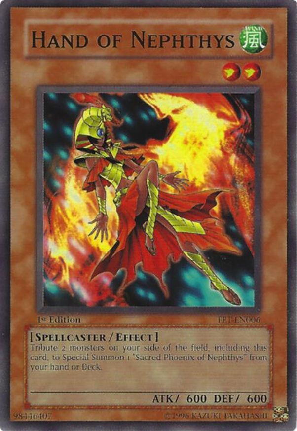 Hand of Nephthys - Flaming Eternity - YuGiOh