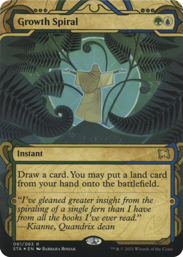 Growth Spiral (Foil Etched) Strixhaven Mystical Archives Magic