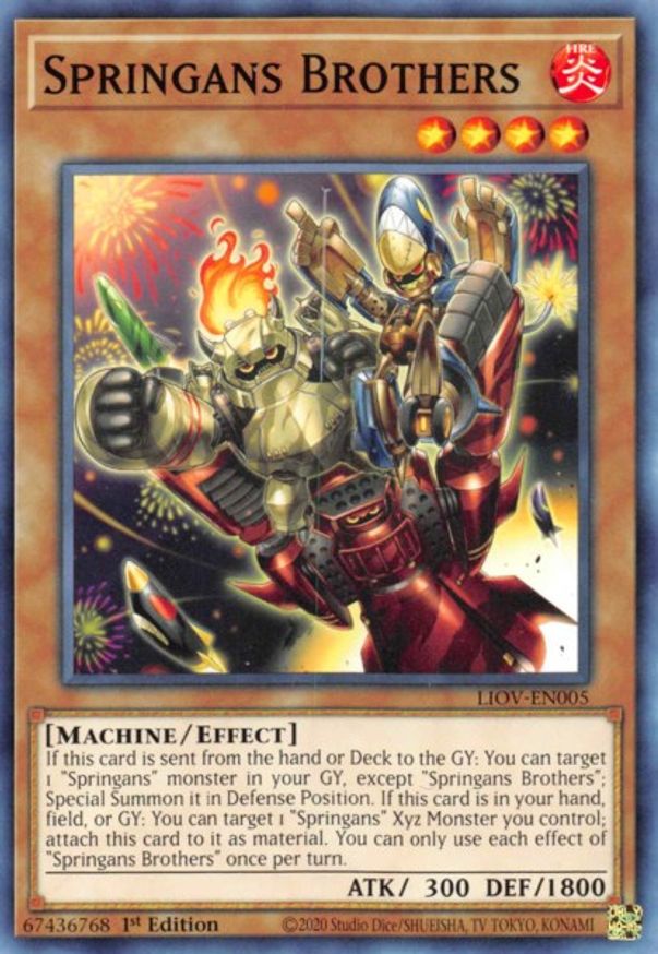 Springans Brothers Lightning Overdrive YuGiOh