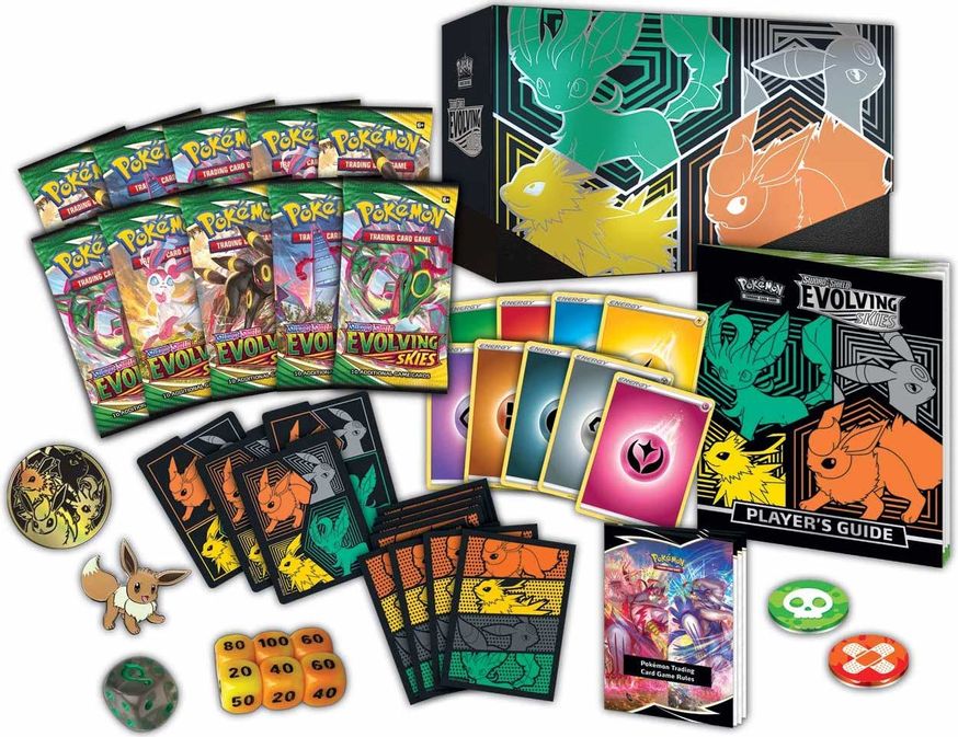 Evolving Skies Pokemon Center Elite Trainer Box [Jolteon/Flareon ...