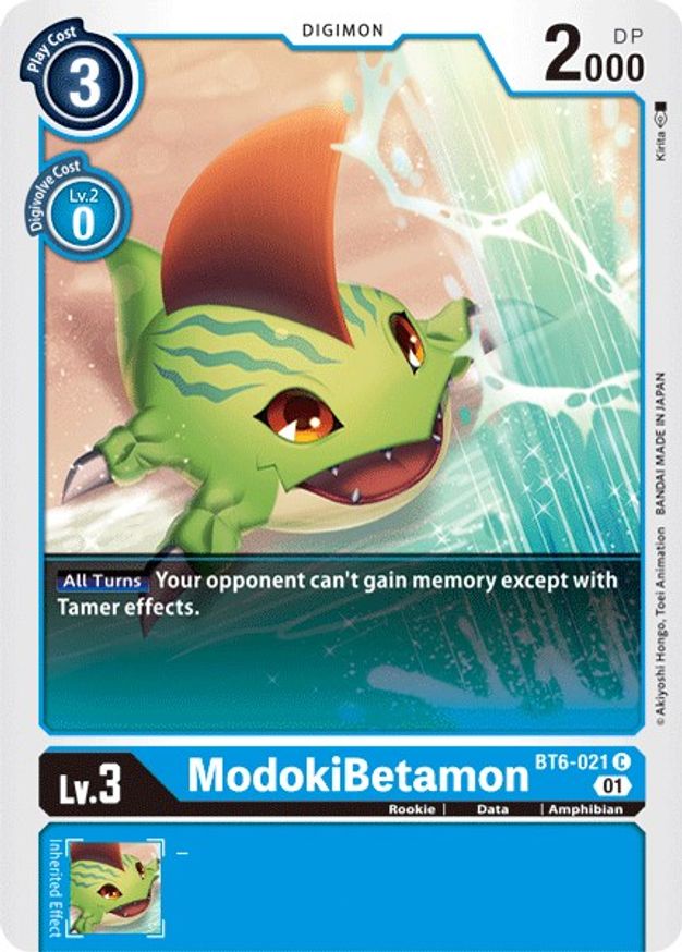 ModokiBetamon Double Diamond Digimon Card Game