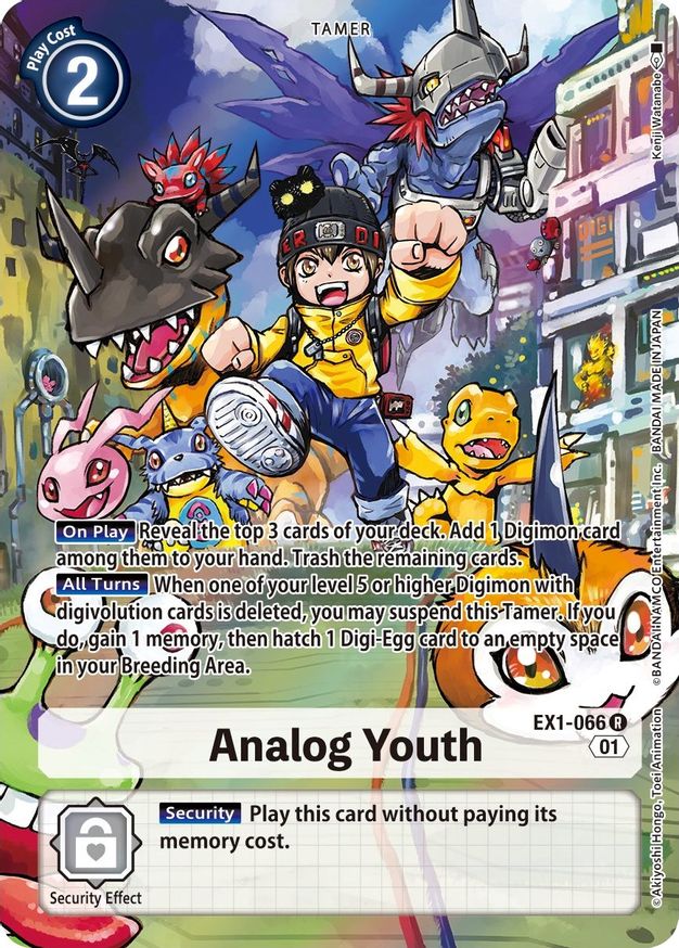 Analog Youth (Alternate Art) Classic Collection Digimon Card Game