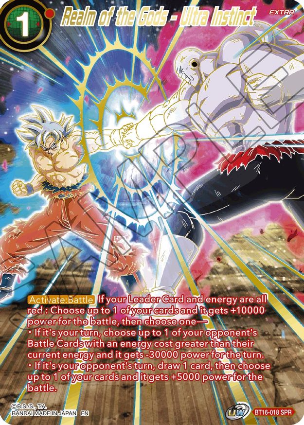 Realm of the Gods Ultra Instinct (SPR) Realm of the Gods Dragon