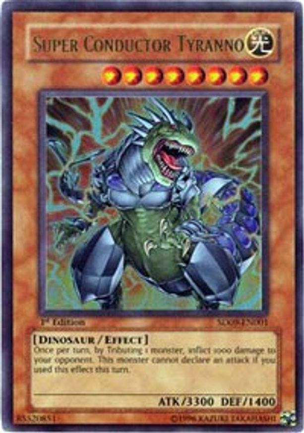 Super Conductor Tyranno - Structure Deck: Dinosaur's Rage - YuGiOh