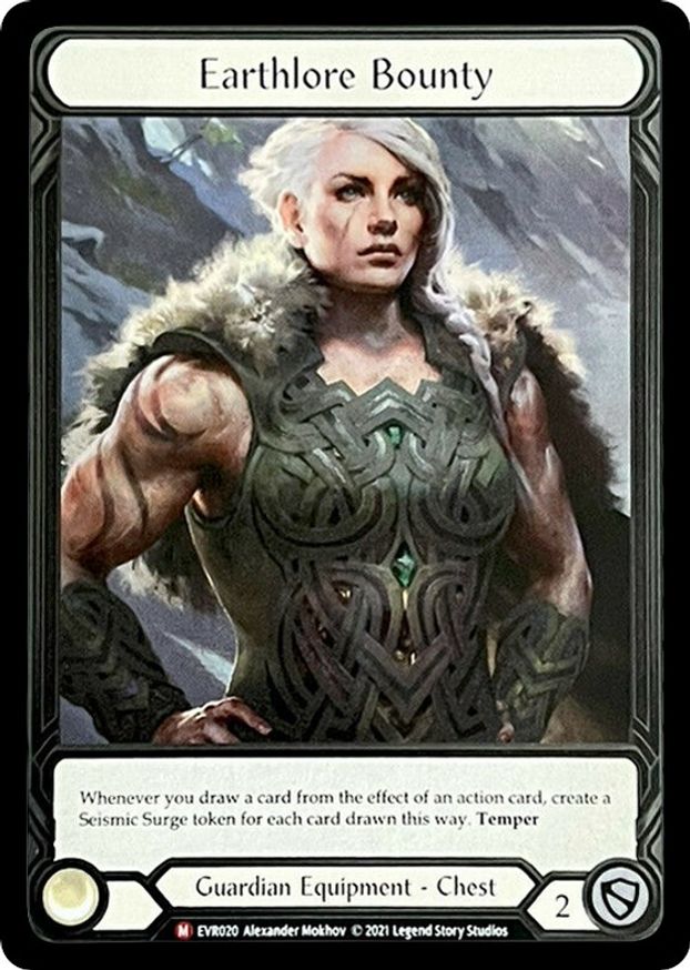 Earthlore Bounty (Extended Art) Everfest Flesh and Blood TCG