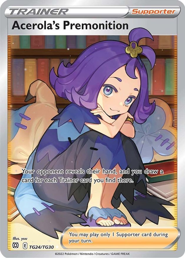 Acerola's Premonition - SWSH09: Brilliant Stars Trainer Gallery - Pokemon