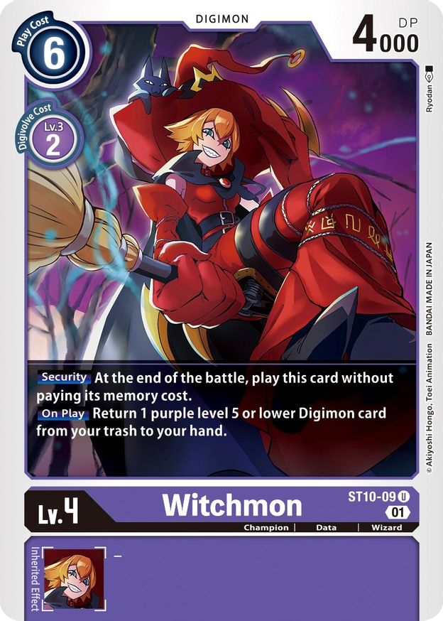 Witchmon Starter Deck 10 Parallel World Tactician Digimon Card Game
