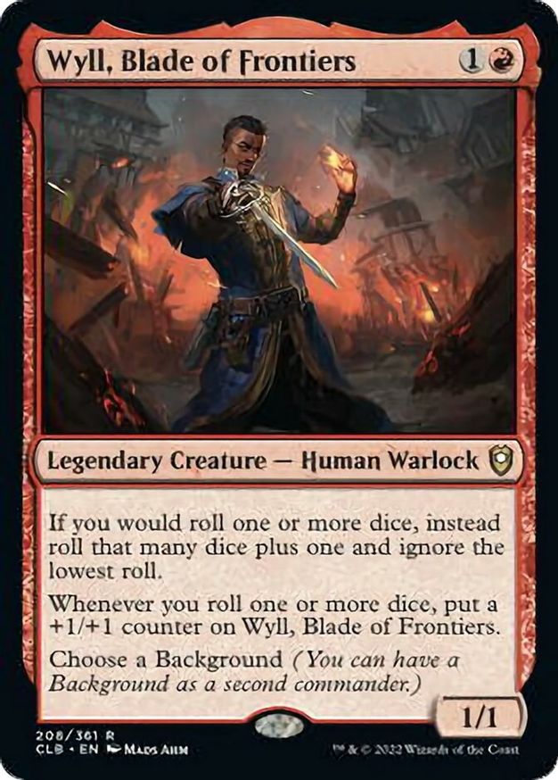 Wyll, Blade of Frontiers Commander Legends Battle for Baldur's Gate