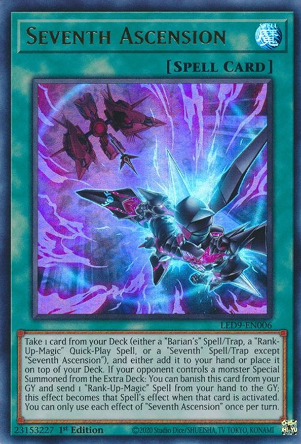 Seventh Ascension Legendary Duelists Duels From the Deep YuGiOh