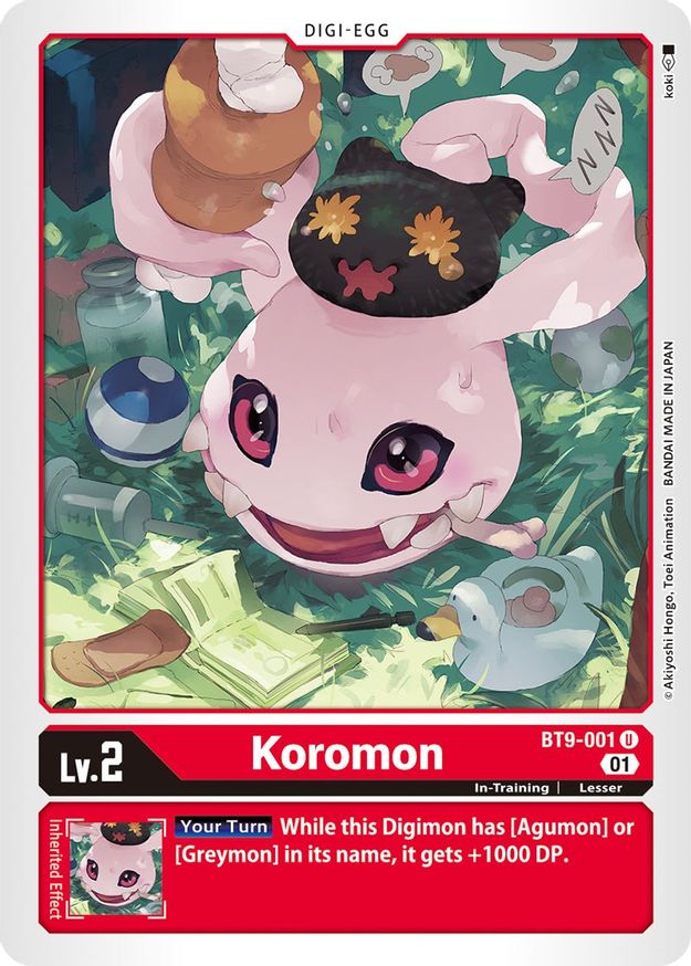 Koromon X Record Digimon Card Game