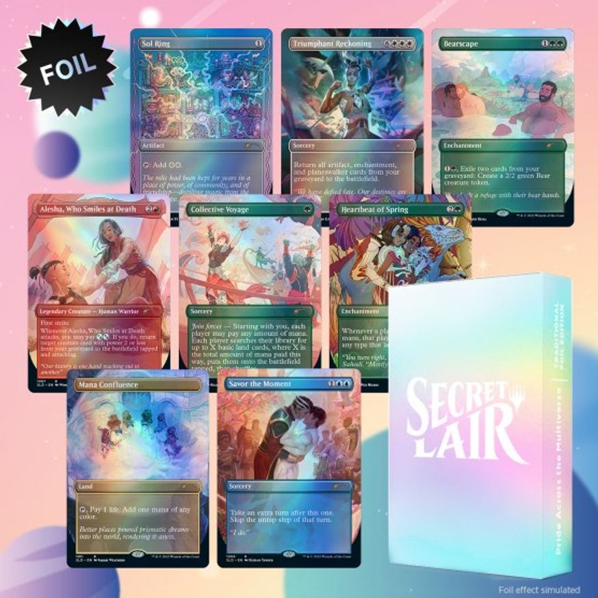 Secret Lair Drop Pride Across The Multiverse Traditional Foil Edition Secret Lair Drop