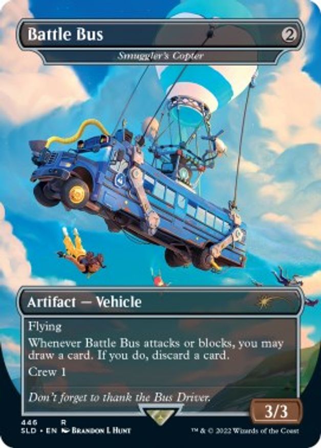 Battle Bus Smuggler S Copter Secret Lair Drop Series Magic The Gathering