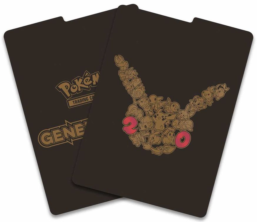 Generations Card Divider 20th Anniversary Logo Pokemon International Card Dividers