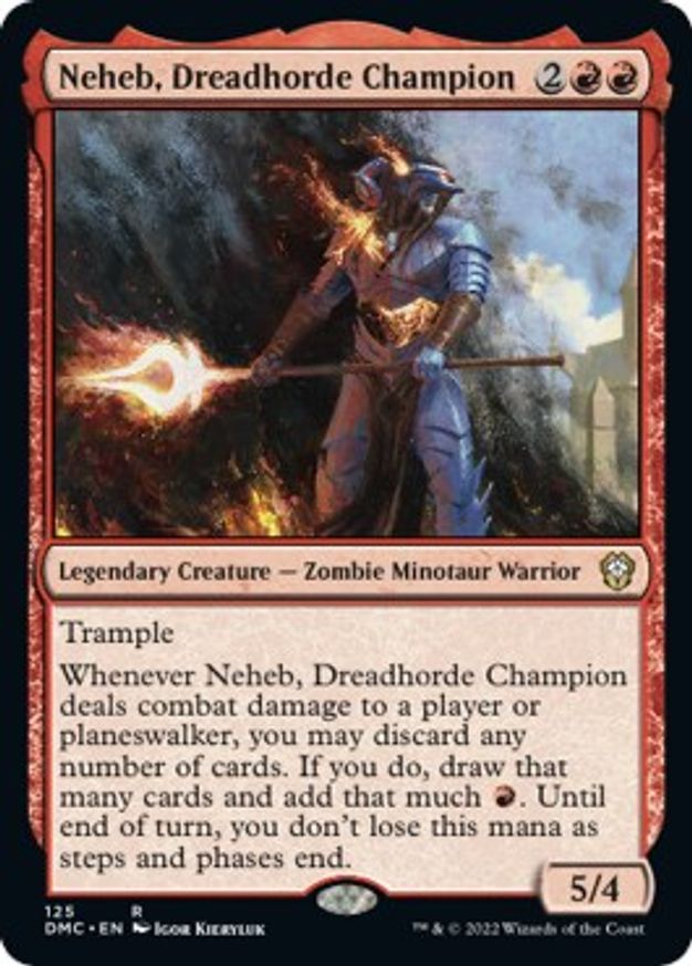 Neheb, Dreadhorde Champion - Commander: Dominaria United - Magic: The ...