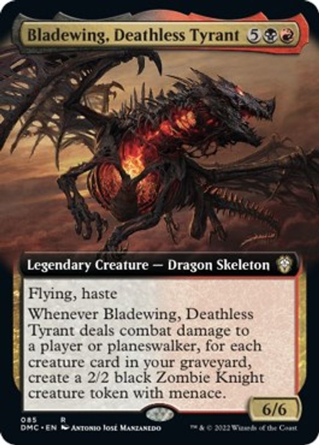 Bladewing, Deathless Tyrant (Extended Art) - Commander: Dominaria ...