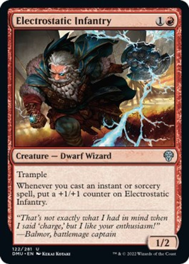 Electrostatic Infantry Dominaria United Magic The Gathering