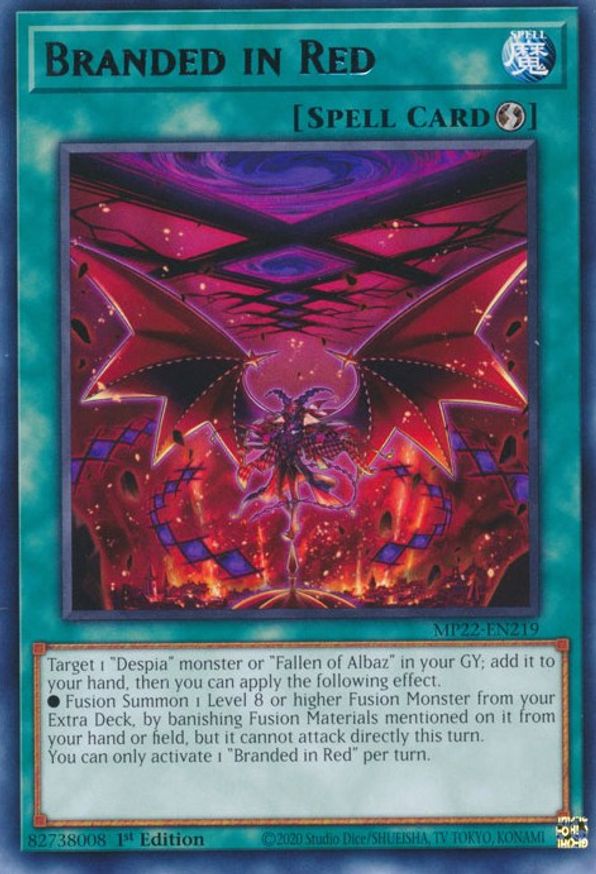 Branded in Red 2022 Tin of the Pharaoh's Gods YuGiOh