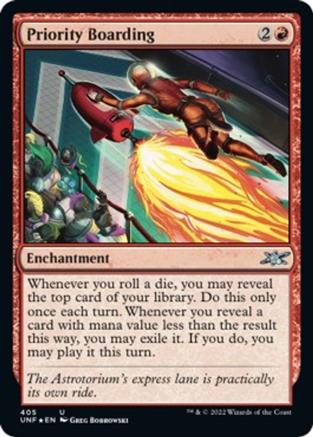 Priority Boarding (Galaxy Foil) Unfinity Magic The Gathering