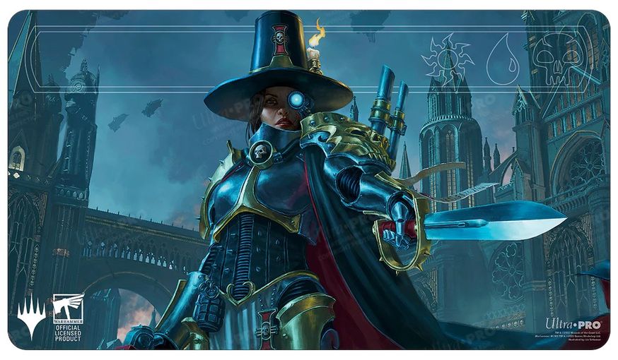 Warhammer 40k Commander Inquisitor Greyfax Playmat For Magic The