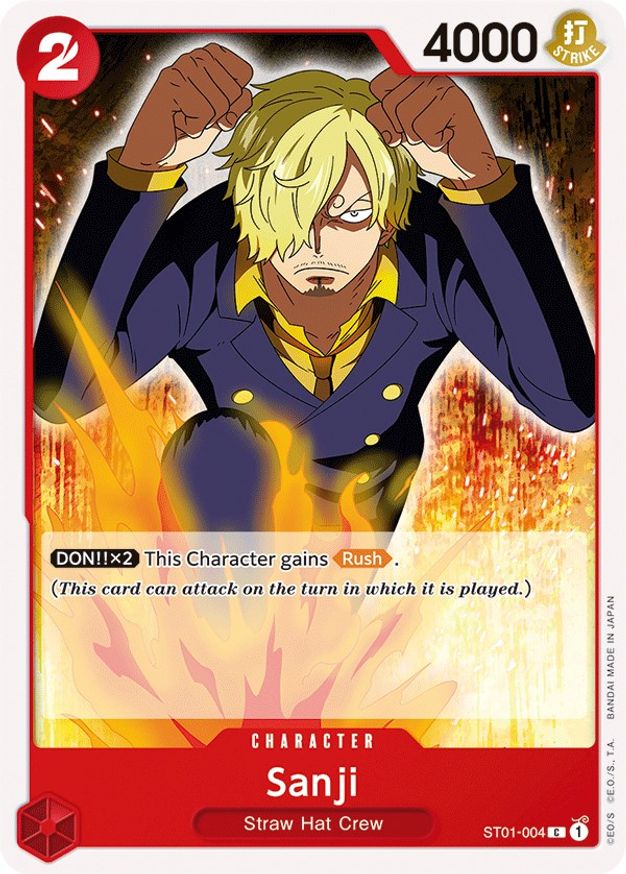 Sanji Starter Deck 1 Straw Hat Crew One Piece Card Game
