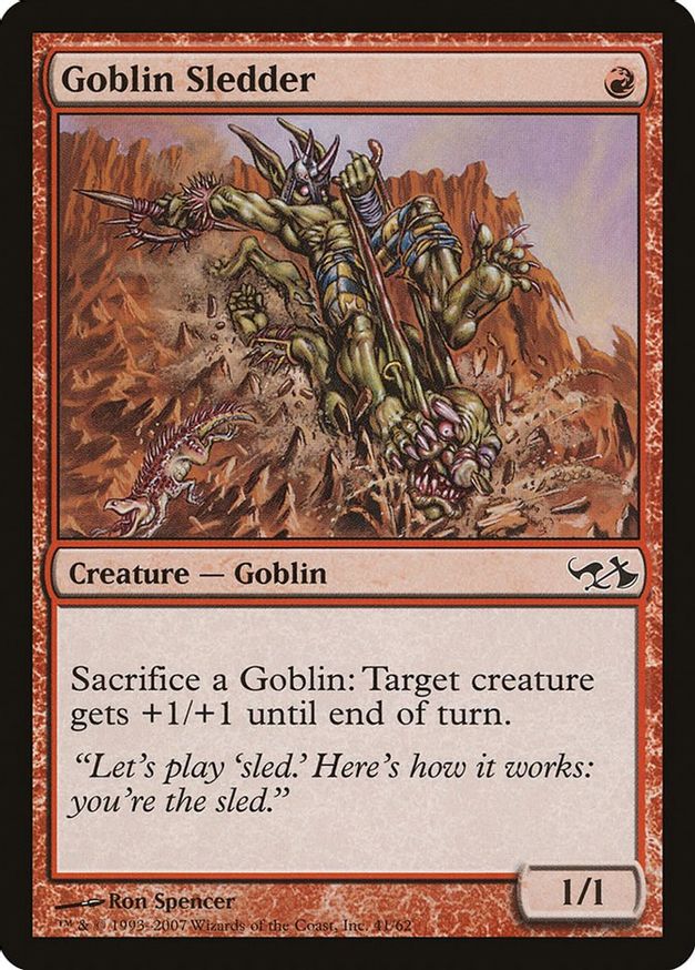 Goblin Sledder - Duel Decks: Elves vs. Goblins - Magic: The Gathering