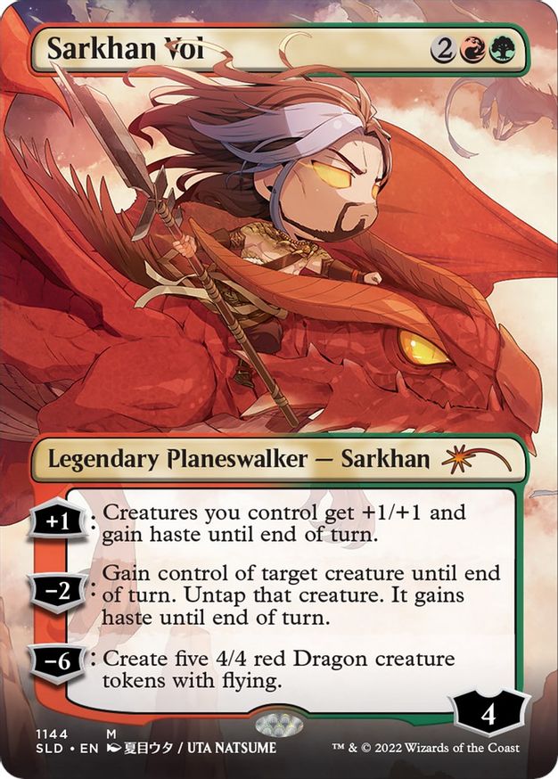 Sarkhan Vol Borderless Secret Lair Drop Series Magic The Gathering